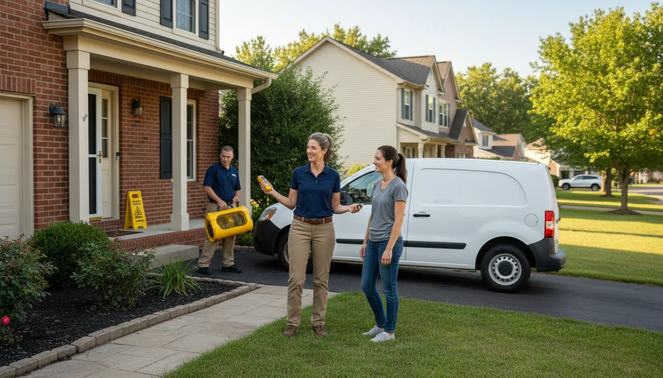 Water restoration image for Home Water Damage Repair in Braddyville, IA